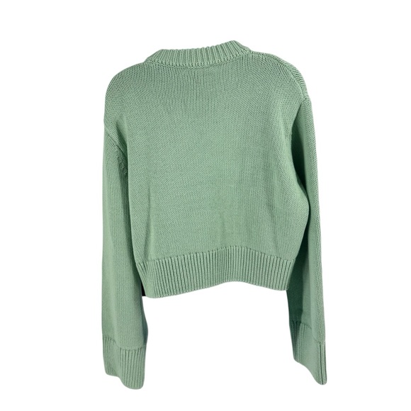 Tuckernuck NEW Mint Chip Aiden Chunky Knit Long Sleeve Crewneck Sweater Size S - Picture 5 of 7